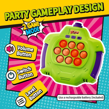 Handheld Quick Push Bubble Balloon Fidget Game